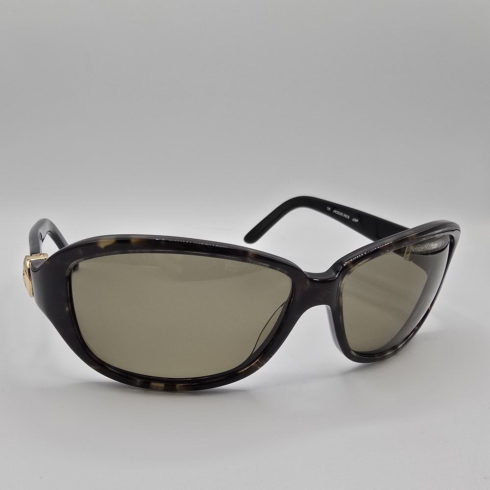 Kate Spade Jaqcueline/S JJMP 120 Sunglasses Made in Italy Brown Marble on Black